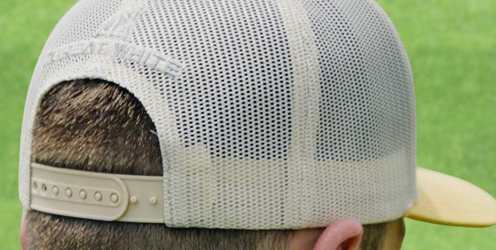 Embroidered Trucker Cap  by The Great White