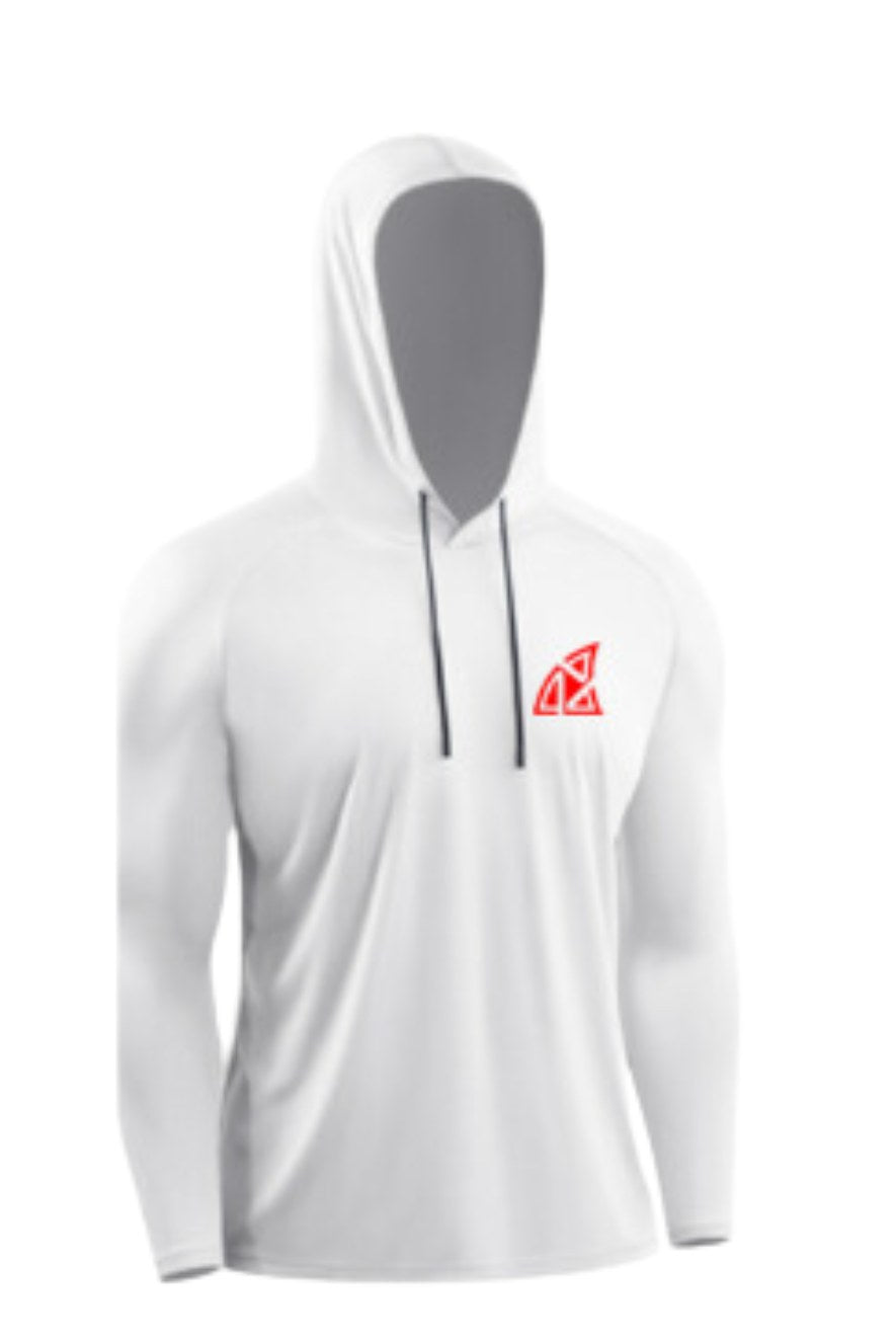 Icon Long Sleeve Performance Hoodie white