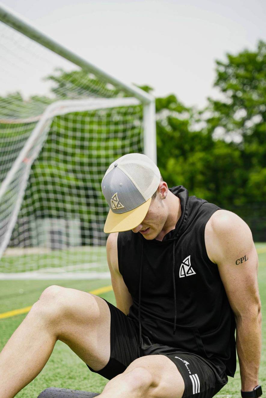Icon Sleeveless Performance Hoodie great white active wear